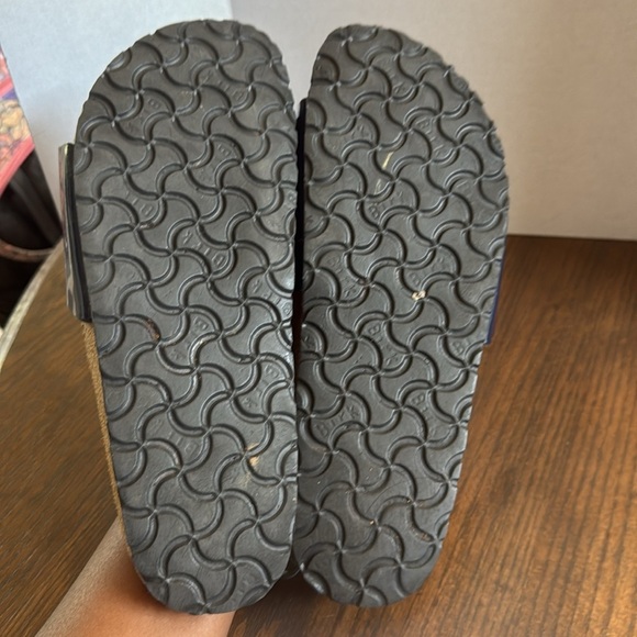 Birkenstock Birko-Flor Madrid Patent Leather - Navy size 39 US 8-8.5 - Picture 3 of 5